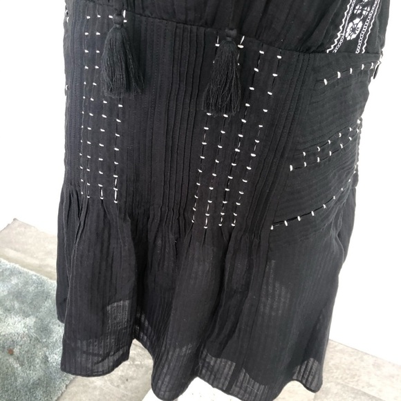 NWT Veronica Beard Dress Black Minos Embroidered Mini - Picture 6 of 13